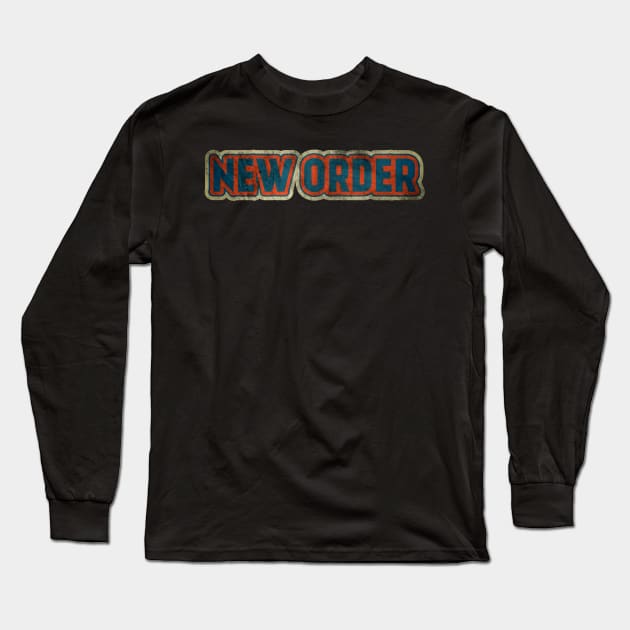 text new order Long Sleeve T-Shirt by tsaah blegur